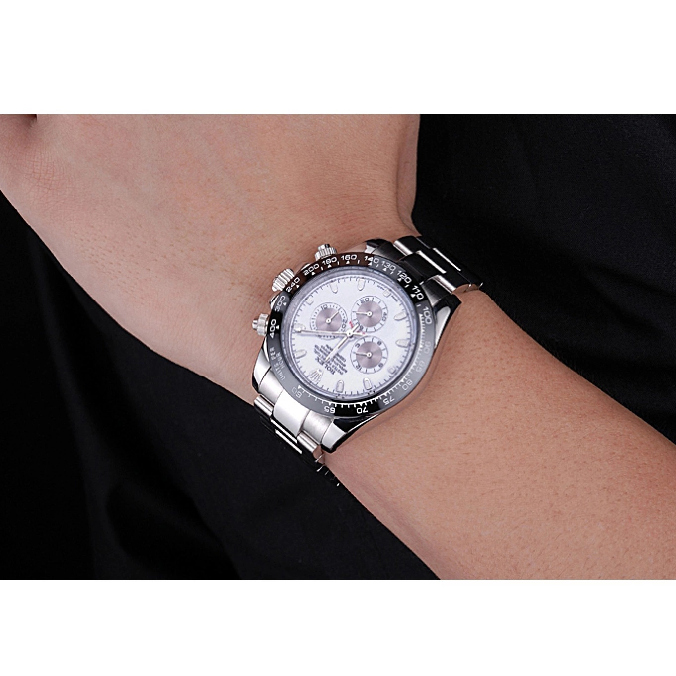Aaa fake watches Dial 622542 Rolex Cosmograph White Steel Bracelet Daytona Stainless 0607